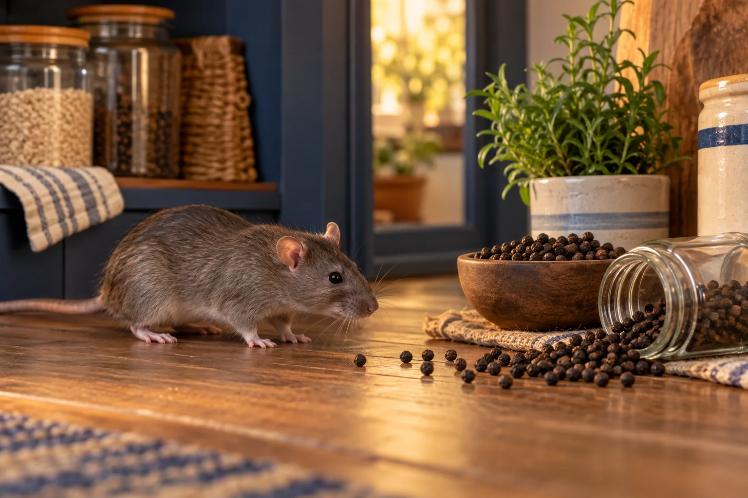 AI-generated illustration for Does Black Pepper Repel Rats? Evidence and Practical Alternatives
