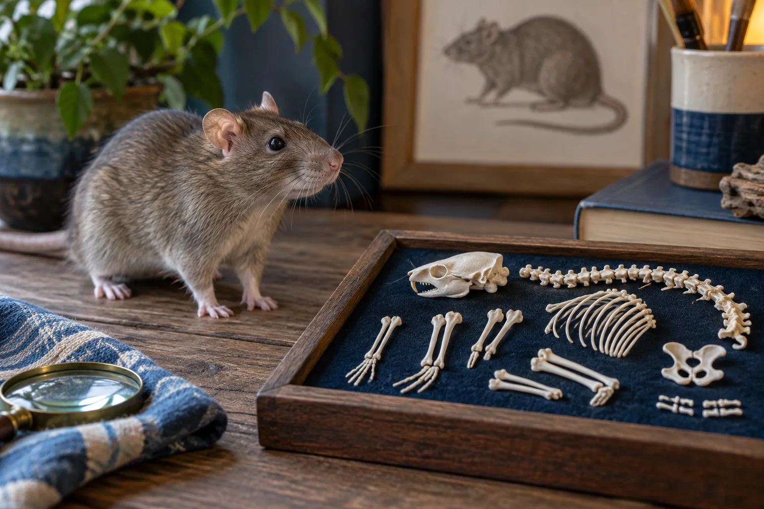 AI-generated illustration for Rat Skeletons: What Bones Reveal About These Rodents