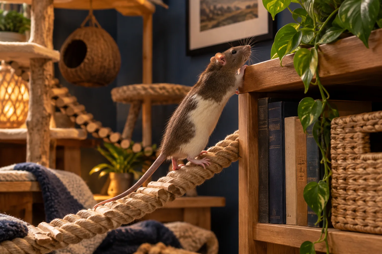 AI-generated illustration for What Can Rats Climb? Finding Routes to Roofs, Attics, and Upper Walls