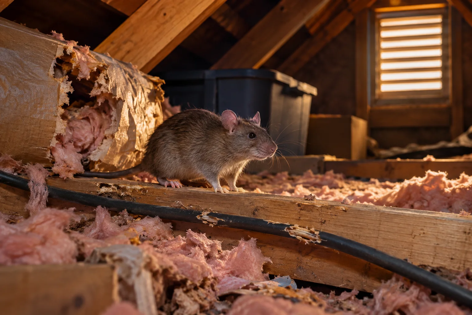 AI-generated illustration for Attic Rodent Damage: What Needs Inspection and Repair