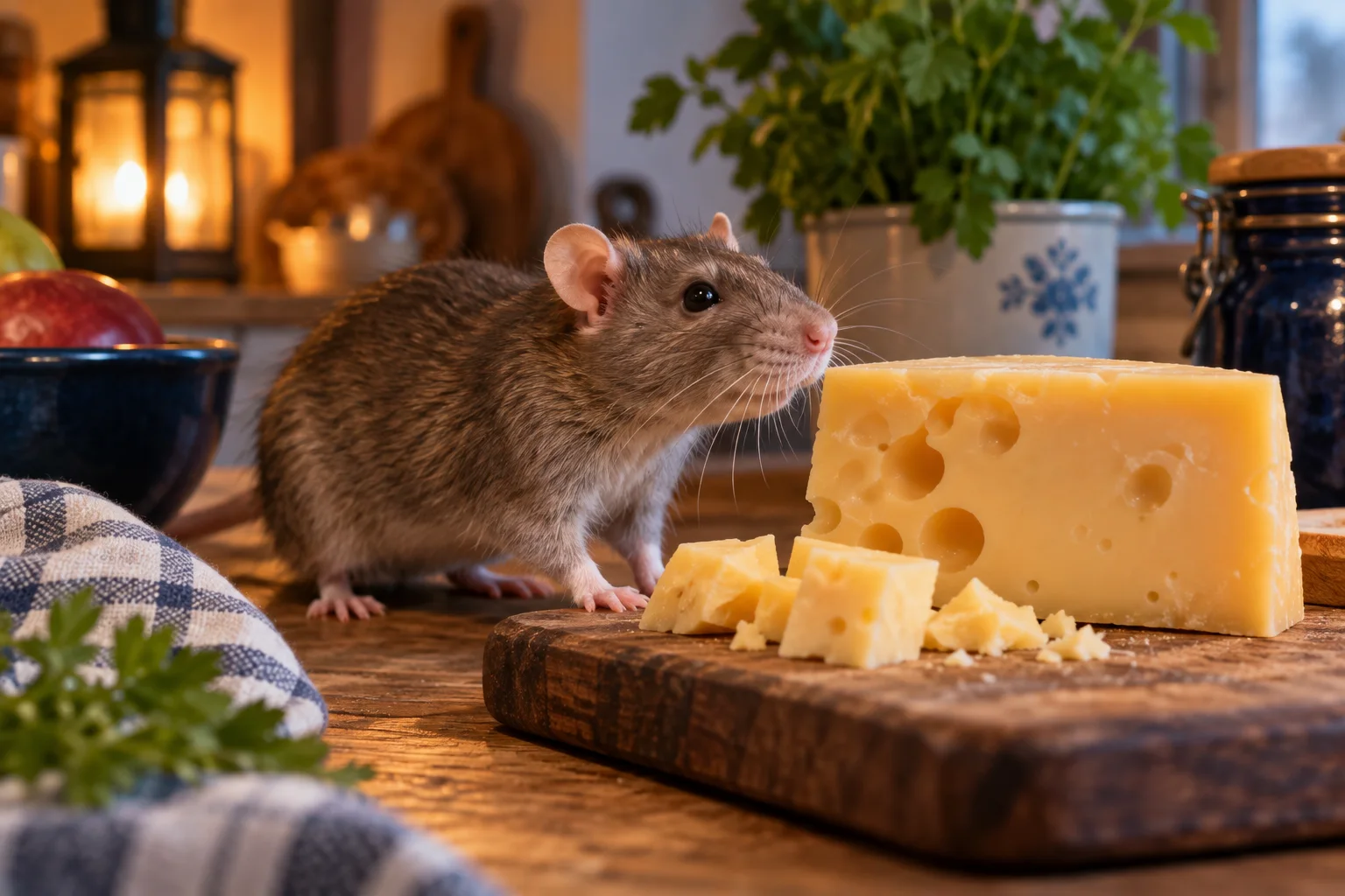 AI-generated illustration for Do Rats Like Cheese? Choose Bait From Evidence, Not a Cartoon