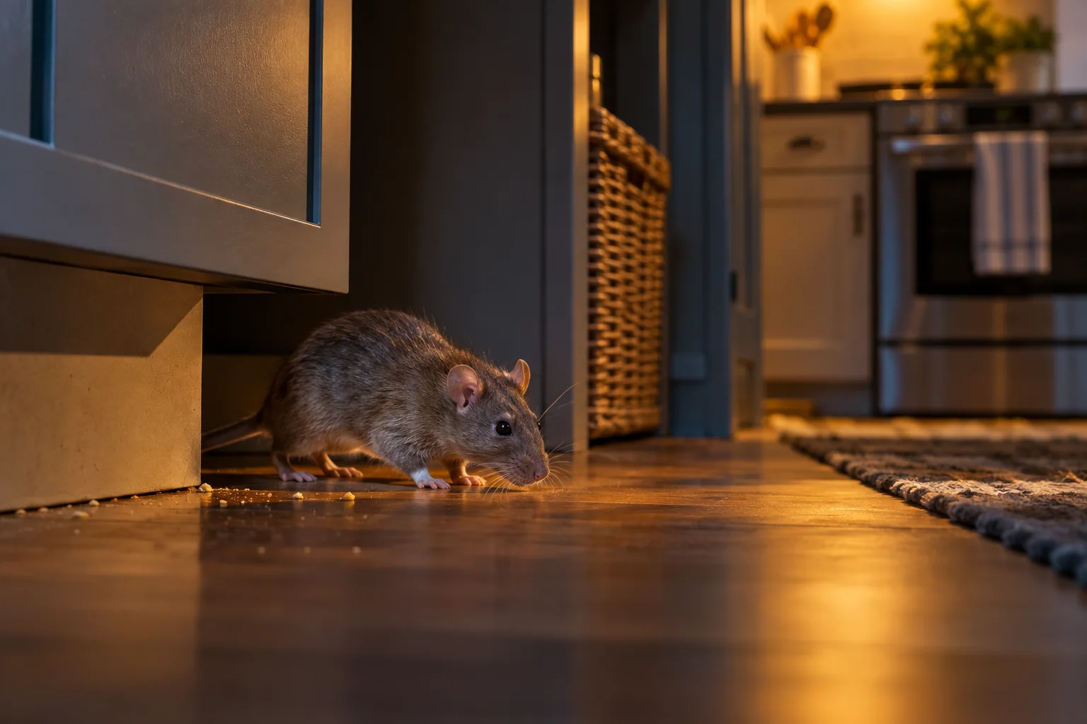 AI-generated illustration for Getting Rats Out of a House: A Room-by-Room Response Plan