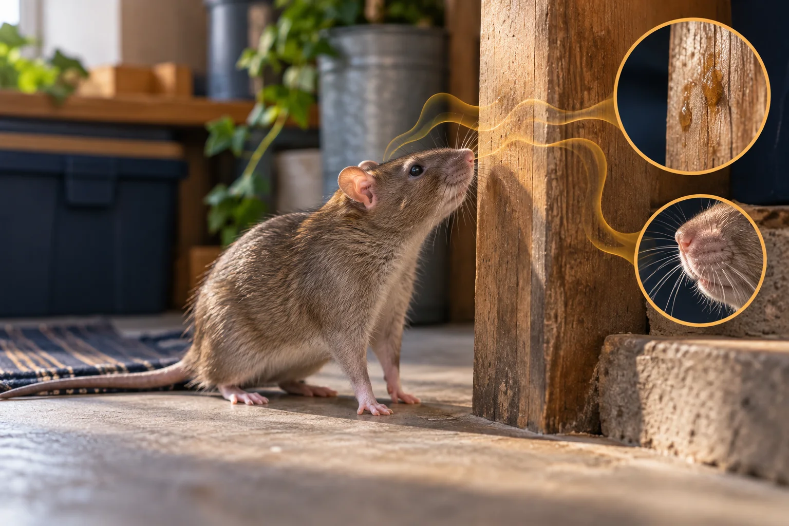 AI-generated illustration for How Rats Communicate: Scent, Sound, Touch, and Social Context