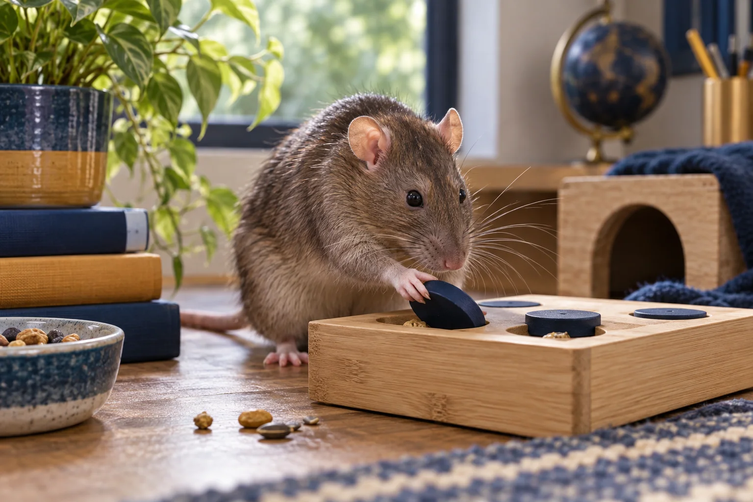 AI-generated illustration for Rat Intelligence: What Rats Can Learn and Remember