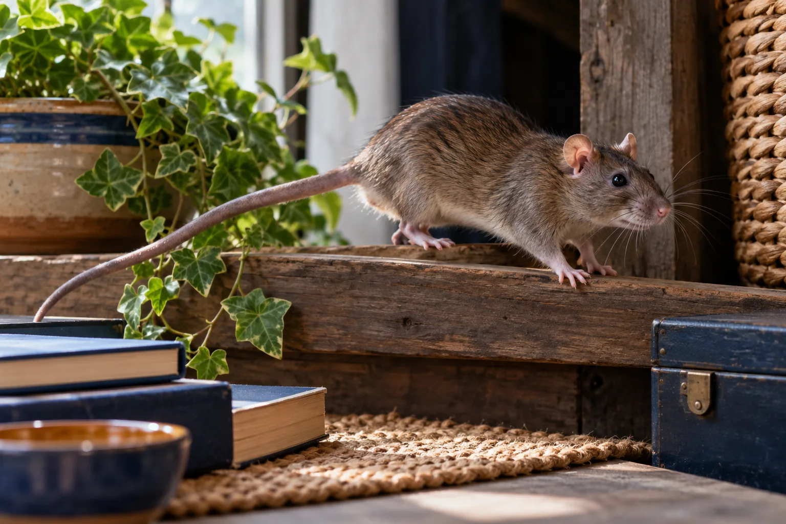 AI-generated illustration for The Biology of a Rat’s Tail: Cooling, Balance, and Species Clues