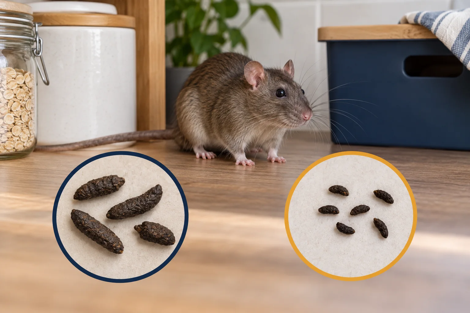 AI-generated illustration for Rat or Mouse Droppings? What Feces Can Tell You—and What They Cannot