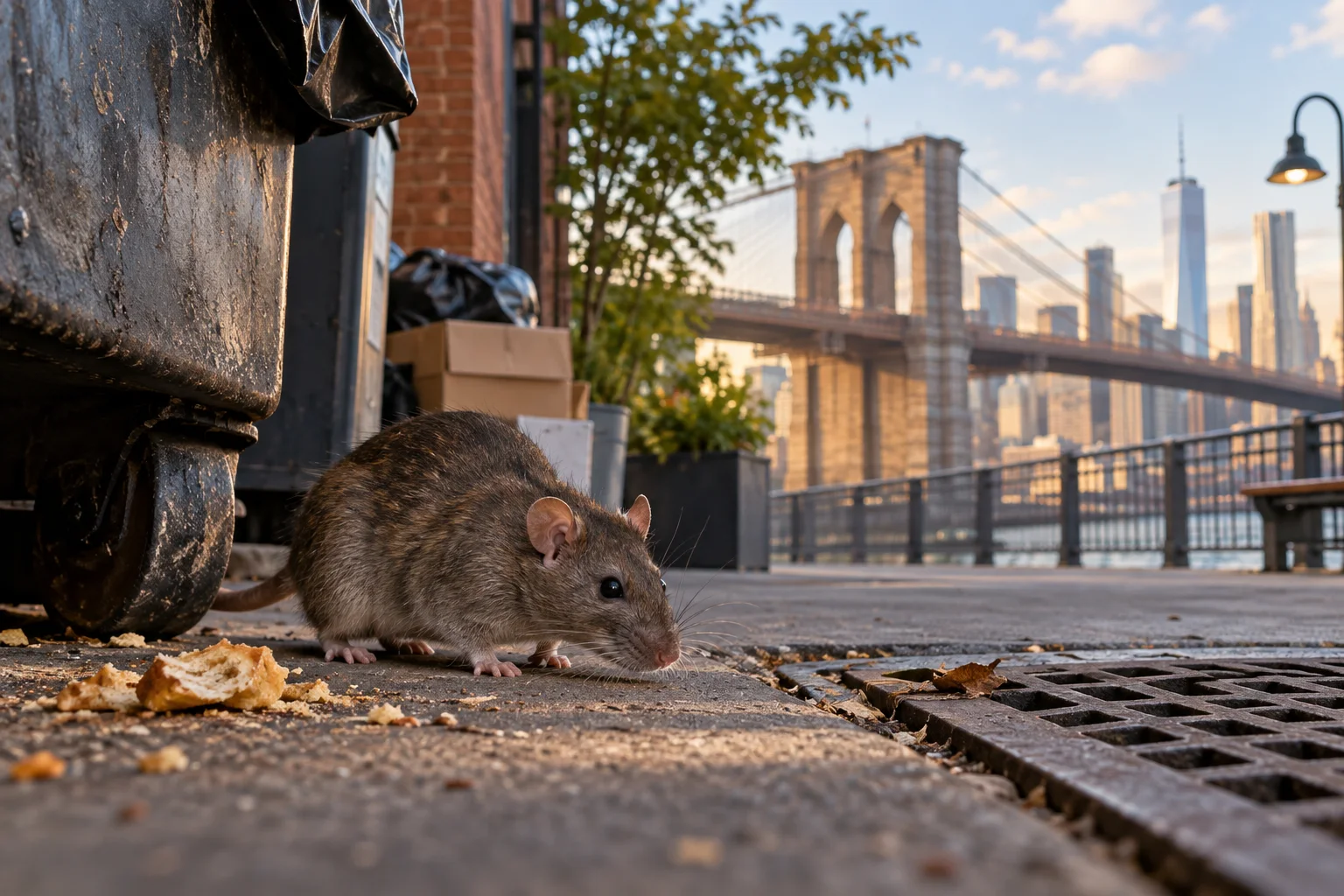 AI-generated illustration for The Urban Conditions Behind New York’s Rat Population