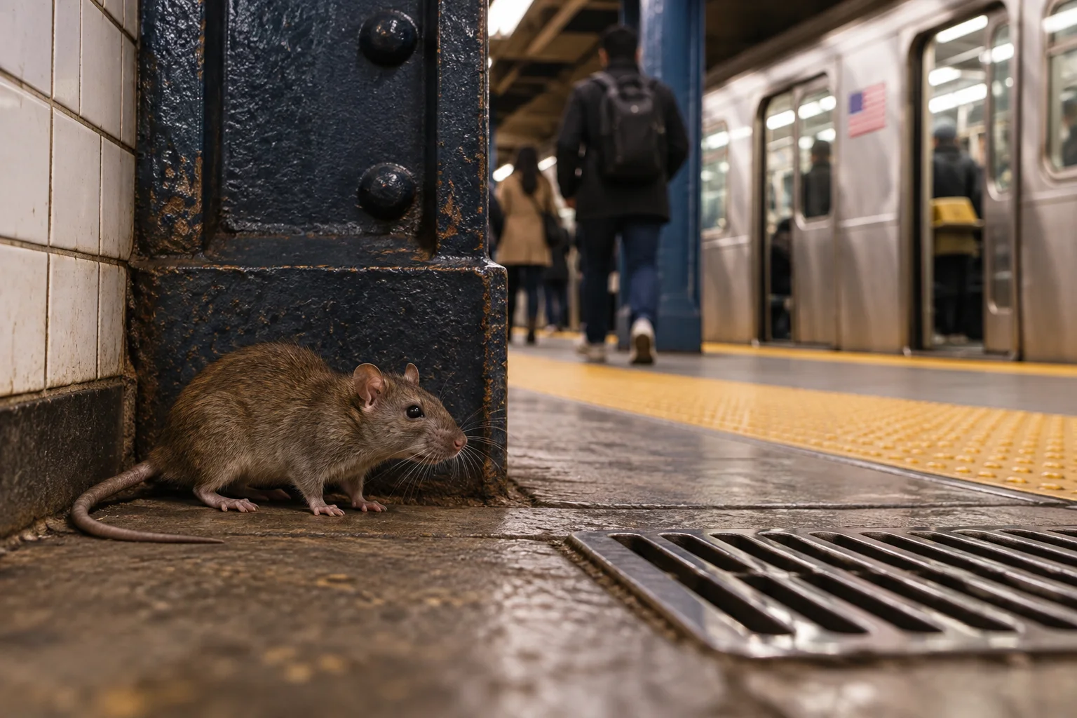 AI-generated illustration for Rodent Sightings on NYC Transit: Context and Reporting